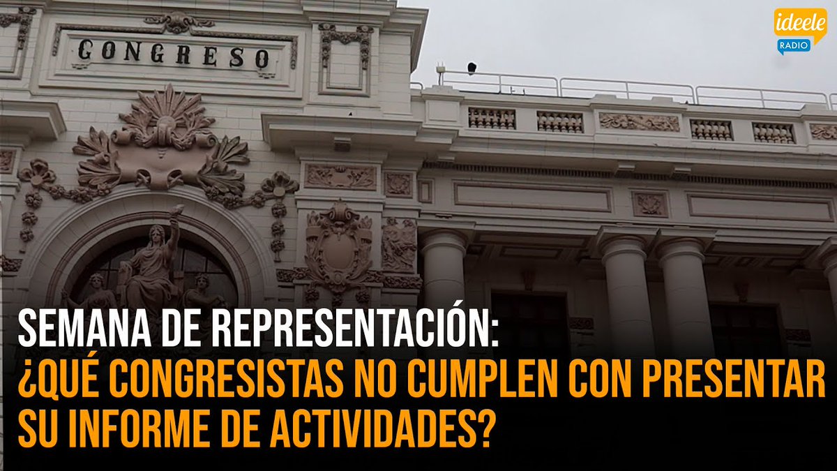 ideeleradio's tweet image. 🔴 EXCLUSIVO [17-07-2025] | Ya termina la última legislatura del periodo parlamentario 2024-2025 y muchos congresistas no ha presentado sus informes por semana de representación. ¿Quiénes son los legisladores que incumplen las normas del propio #Congreso? 

Conoce los detalles en…