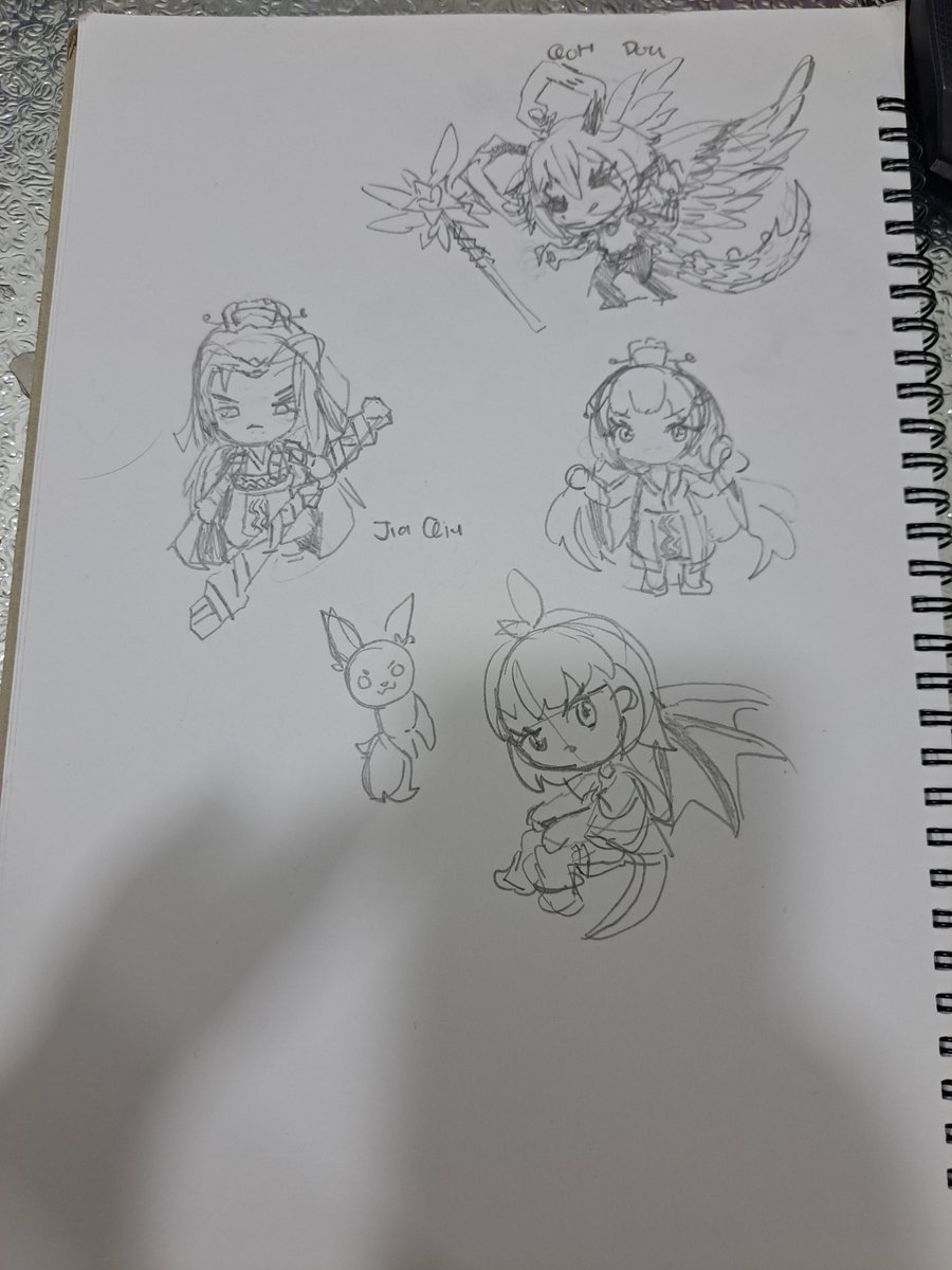 alynightstar's tweet image. Doodles.