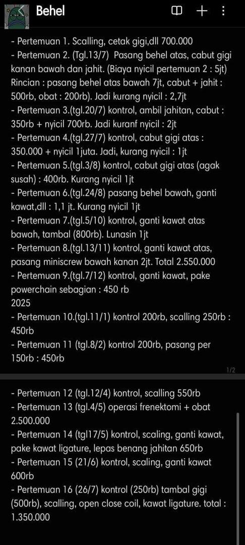 tanyarlfes's tweet image. 💚 buat pengingat harus lebih semangat kerjanya. udah sakit di gigi sakit juga di duit wkwk. mana agak susah + lama gigiku gesernya
kalian juga semangat ya yg pejuang behel ✊✊