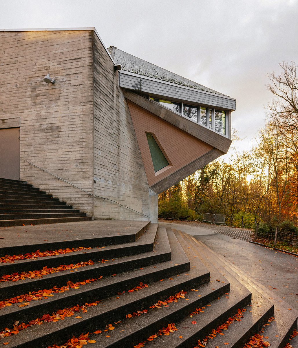 FedeItaliano76's tweet image. Rudolf Steiner Schule, Basel, as photographed by Matthias Heiderich