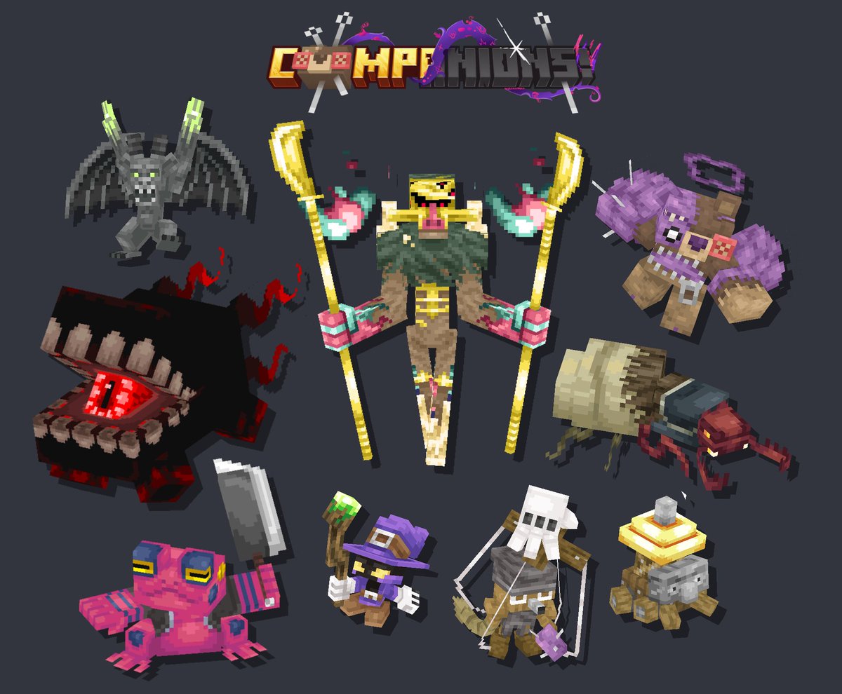 themodderG's tweet image. HUGE COMPANIONS! NEWS TOMORROW!!!!! STAY TUNED TO ME AND @xylonity_ 

#minecraft #blokbench #pixelart #mcmodding