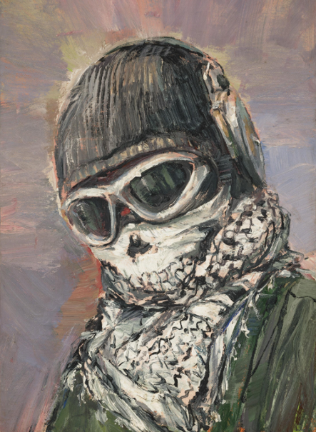 BrummyArt2's tweet image. 🇱🇧 Lebanese Resistance Art
Ayman Baalbaki’s Keffiyeh portraits, part of his acclaimed "Al-Mulatham" series. begun in 2006, some of his most iconic works. These large-scale, expressionist paintings feature anonymous "fida’i" with their faces obscured by the keffiyeh & masks