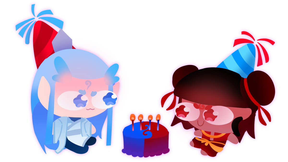 falIingfeathers's tweet image. I havent really participated in #oubingzhaweek25 (i apologize)

but this counts as “here come the birthday boys!”

#nezha #AoBing #哪吒 #敖丙 
#藕饼0726生日快乐 #藕饼6周年