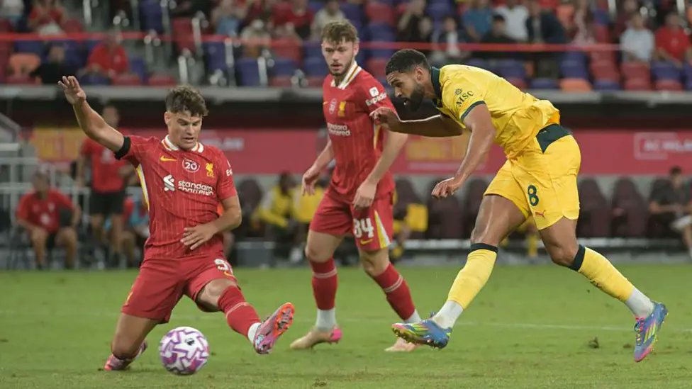 TheNationNews's tweet image. Wirtz makes first start as Liverpool lose to Milan thenationonlineng.net/wirtz-makes-fi…