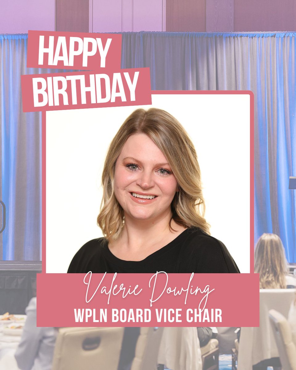 Women's Public Leadership Network (@wplnetwork) on Twitter photo Happy birthday to WPLN Board Vice Chair <a href="/valeriedowling/">Valerie Dowling</a>!
Your commitment to empowering women inspires us every day. We hope you have a lovely birthday! Happy birthday to WPLN Board Vice Chair <a href="/valeriedowling/">Valerie Dowling</a>!
Your commitment to empowering women inspires us every day. We hope you have a lovely birthday!
