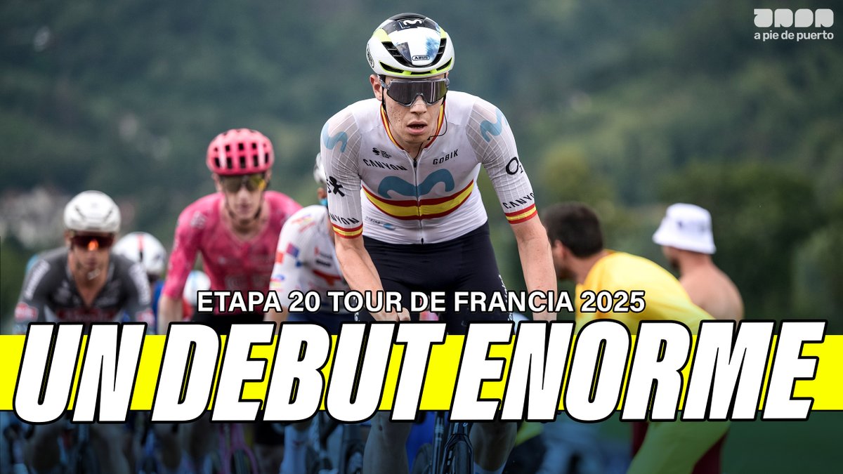 ¡Nuevo vídeo! 💛 El enorme debut de Iván Romeo en el #TDF2025 

Una confirmación de su gran temporada. Una progresión brutal. Con Raúl García Pierna las mejores noticias para el ciclismo español.

🔗 youtu.be/eYL_6ixG3WM