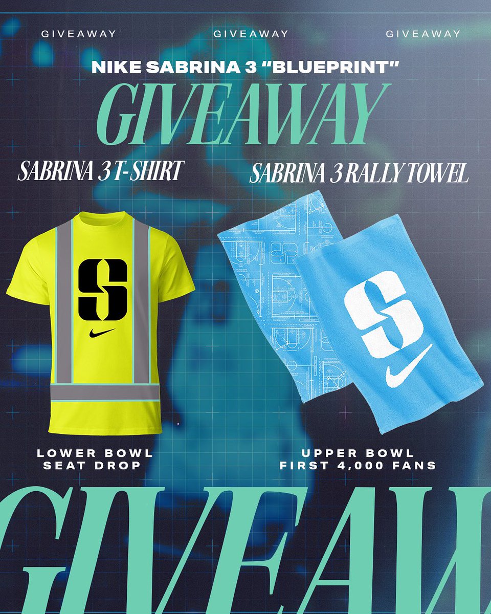 New York Liberty (@nyliberty) on Twitter photo Special Sabrina 3 giveaway tonight! 🦺🔨 Special Sabrina 3 giveaway tonight! 🦺🔨