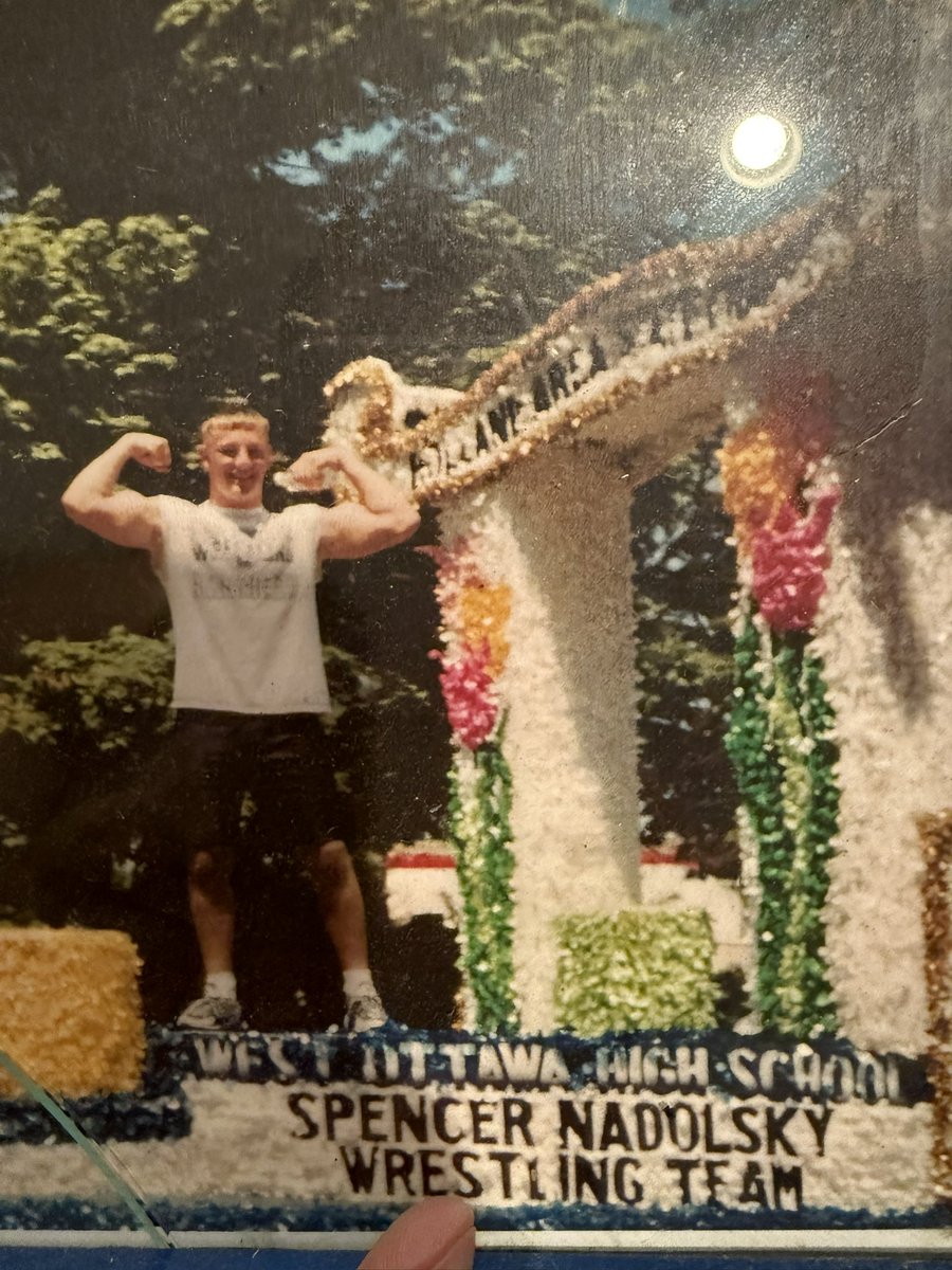 I found the diet I created in high school to try to get big and strong for wrestling and football 😂😂😂. It worked! I got my own float during tulip time after I won state 😂😂
