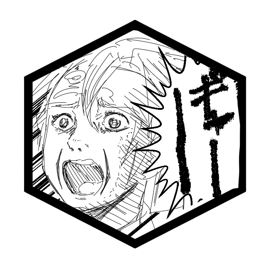 sigesatonohiza's tweet image. 真改ステッカー案出しその2（崎さん坂本新八の分）
多分変えるかも