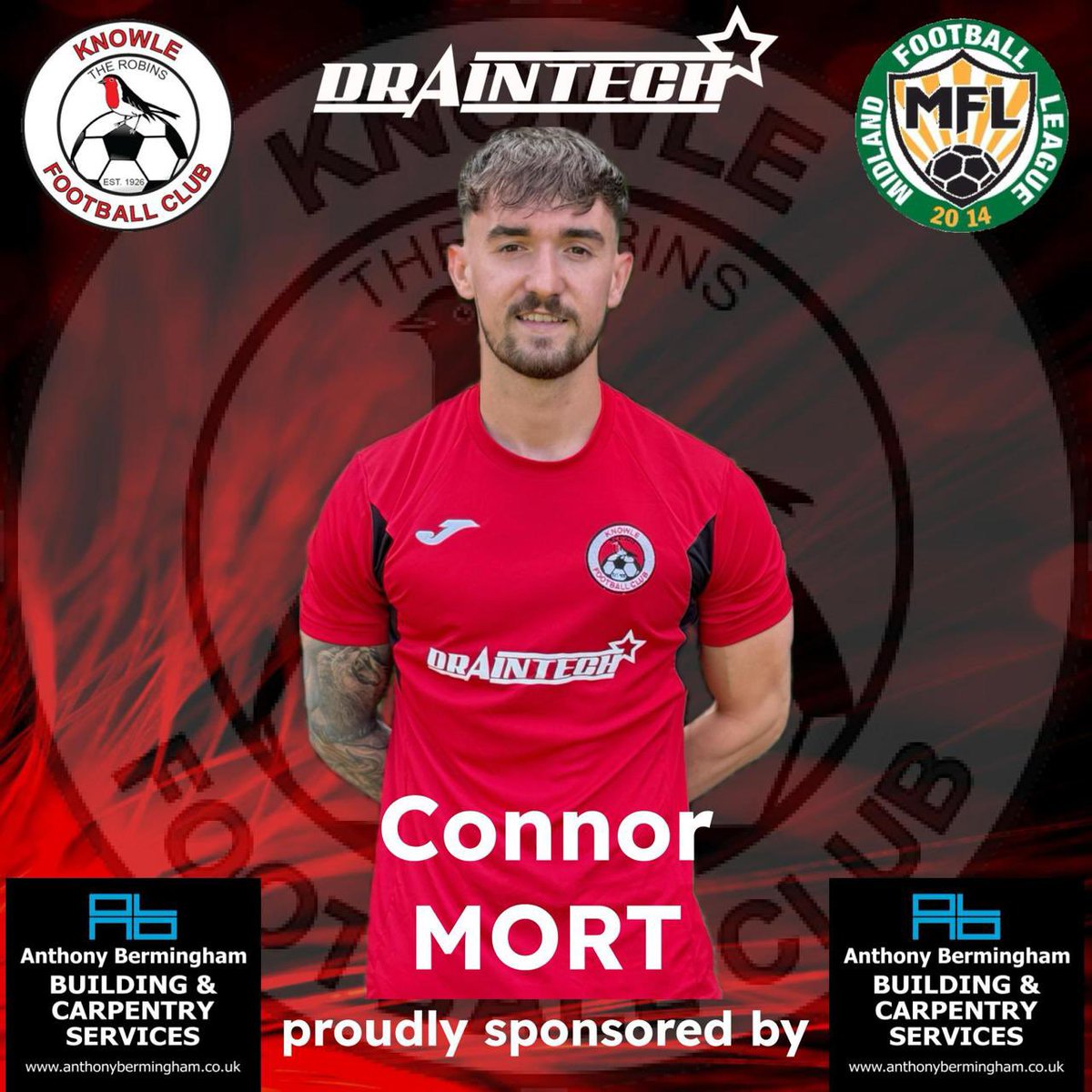 Knowle_FC's tweet image. FT | Knowle 6–2 @HighgateUnited
The Robins put on a show at The Draintech with a dominant win over Step 5 opposition 🔥
Webster
Mort (pen) - Sponsored by Anthony Bermingham Building and Carpentry
Seeley
T. Scott
Purves (2)
Strong shift all round 💪
#UpTheRobins #Step6