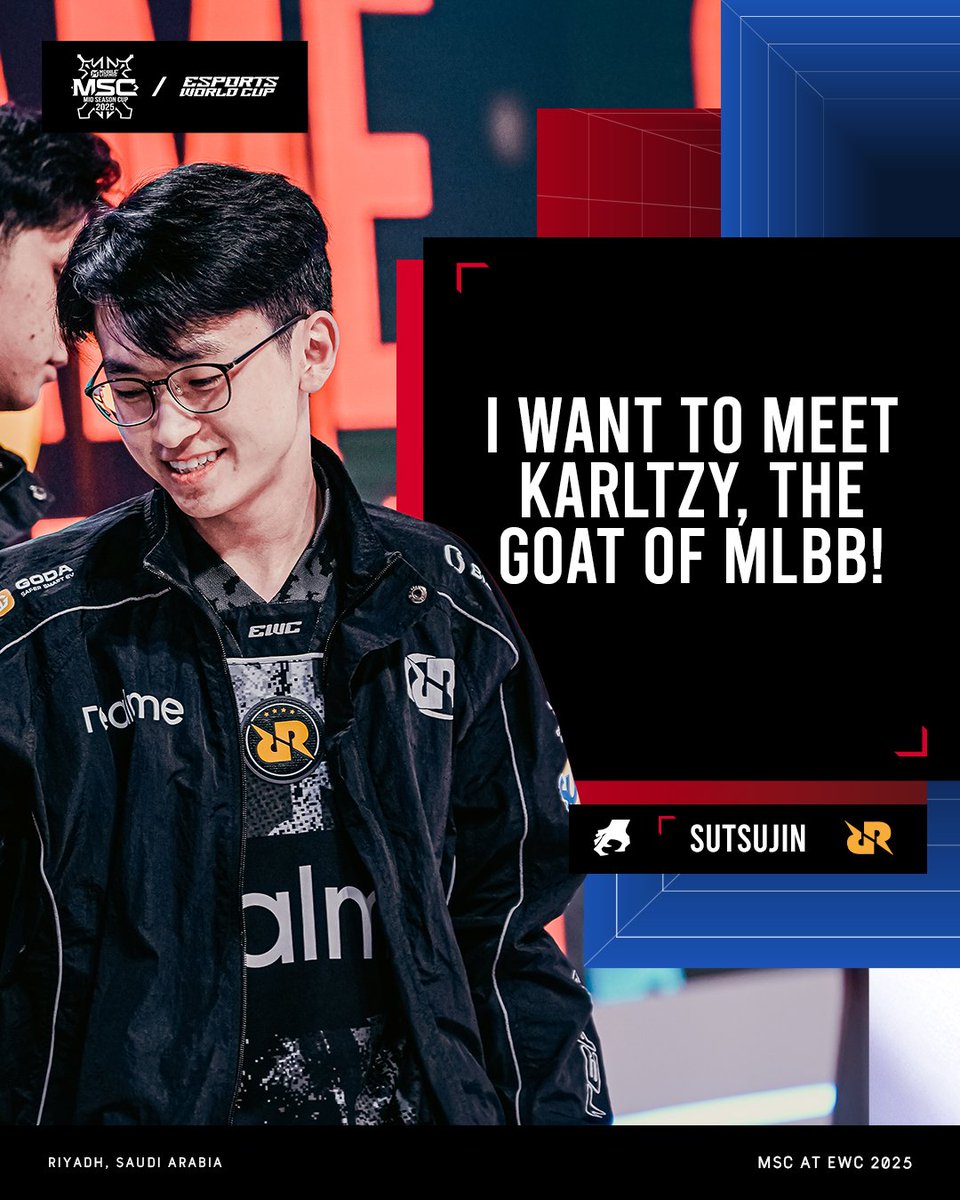 mplidofficial's tweet photo. Hopefully, we'll face each other in the Knockout Stage, GOAT karl
#WeOwnThis #MSC2025 #DynamicMSC #QuoteMSC #CrossRegion #MSCatEWC25 #EncounterTheUnknown https://t.co/uOUgXvm4ze