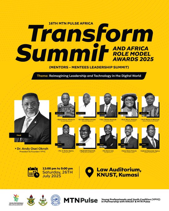 ypycghana's tweet photo. Confirmed Facebook Live📺for the ongoing #mtnpulsetransformsummit25 can be accessed via🔗https://t.co/IxM51k21LI ,  do Share, don’t miss out. 

#MTNPulse | #MPTS25 | #Students | #Youth | #EntrepreneurSupport | #Knust | #ypyc https://t.co/3OZkrBYLj1