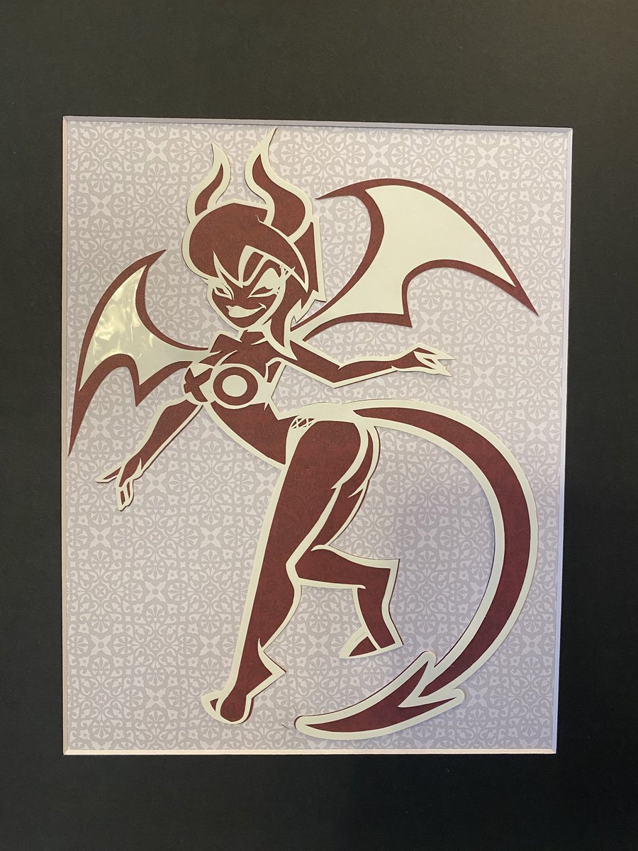 SamohtLion's tweet image. Verosika Mayday is here to steal hearts and spotlight 🔥 This glittery layered paper craft captures her devilish charm, sultry power, and glows in the dark — perfect for fans of Helluva Boss and queen demons alike 👠💄 #HelluvaBoss #VerosikaMayday #HazbinHotel #PaperCraft…