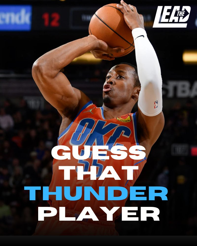 ThunderLead's tweet image. This Player appeared in one game for the Thunder in the 2021-22 campaign, scoring four points against the Phoenix Suns.
Who is he?