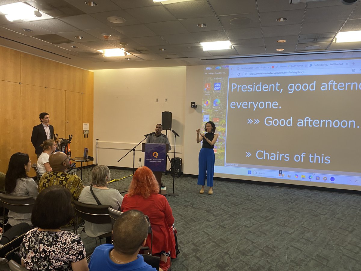 Sandra Ung 黄敏仪 (@cmsandraung) on Twitter photo Accessibility is not a privilege, it’s a right. Today marks the 35th Anniversary of the signing of the Americans with Disabilities Act. I joined advocates at the Flushing <a href="/QPLNYC/">Queens Public Library</a> this week to reflect on how far we’ve come and the work still ahead. #DisabilityPrideMonth Accessibility is not a privilege, it’s a right. Today marks the 35th Anniversary of the signing of the Americans with Disabilities Act. I joined advocates at the Flushing <a href="/QPLNYC/">Queens Public Library</a> this week to reflect on how far we’ve come and the work still ahead. #DisabilityPrideMonth