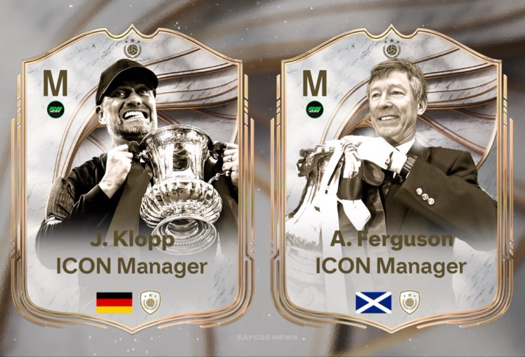 🚨 EA prévoit d'ajouter des entraîneurs icônes 

• ✅ Confirmé par le développeur EA
• ✅ Agents libres en mode Carrière
• 🟠 Ne viendra pas sur #FC26 , probablement sur #FC27 

Klopp, Ferguson, … ? 🥹