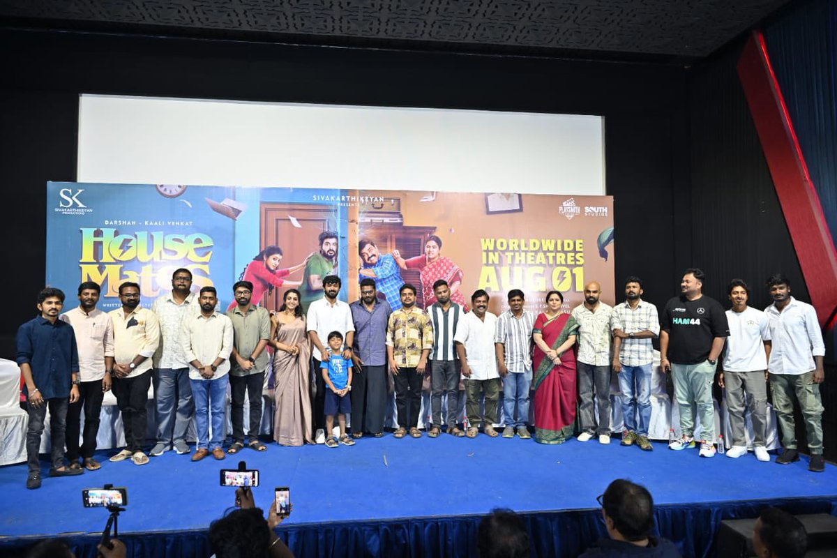 #HouseMates - Press Meet happening right now! 🌟

Watch Live now 🔴 youtube.com/live/RmrlQLOcV…

Film Releasing on AUGUST 1st.♨️