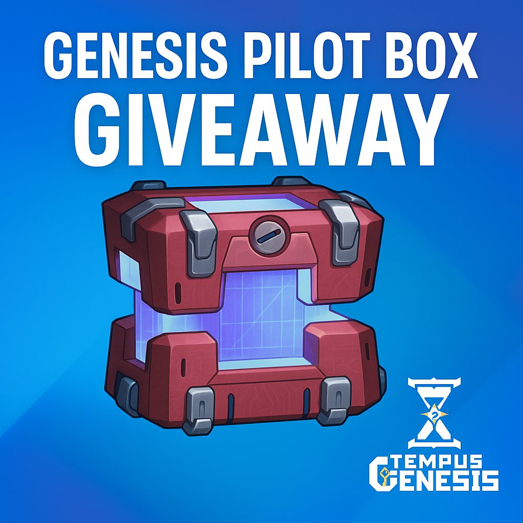 Sweet-web3 (@sweetfn8) on Twitter photo 🚨GENESIS PILOT BOX GIVEAWAY! 🚨
Want to win a Genesis Pilot Box from @overknightsgame? Here how to enter :
1⃣Follow <a href="/Sweetfn8/">Sweet-web3</a>
2⃣ Follow our guild <a href="/TempusGenesisW3/">TempusGenesis</a>
3⃣Tag 2 friends, Repost, and Like this post
Winner will be raffled on Sunday at 10PM UTC! 🎯
What’s inside the 🚨GENESIS PILOT BOX GIVEAWAY! 🚨
Want to win a Genesis Pilot Box from @overknightsgame? Here how to enter :
1⃣Follow <a href="/Sweetfn8/">Sweet-web3</a>
2⃣ Follow our guild <a href="/TempusGenesisW3/">TempusGenesis</a>
3⃣Tag 2 friends, Repost, and Like this post
Winner will be raffled on Sunday at 10PM UTC! 🎯
What’s inside the