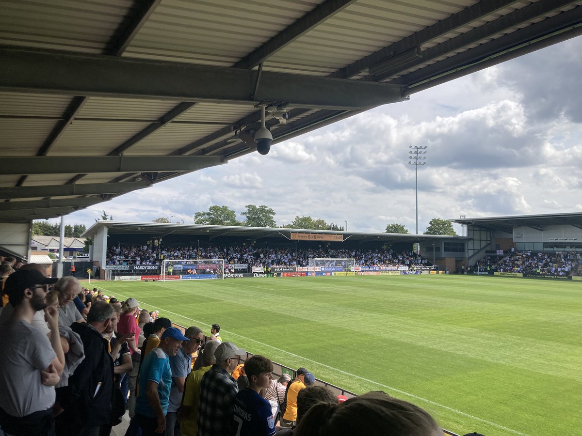Derby fans at Burton today 

#DCFC