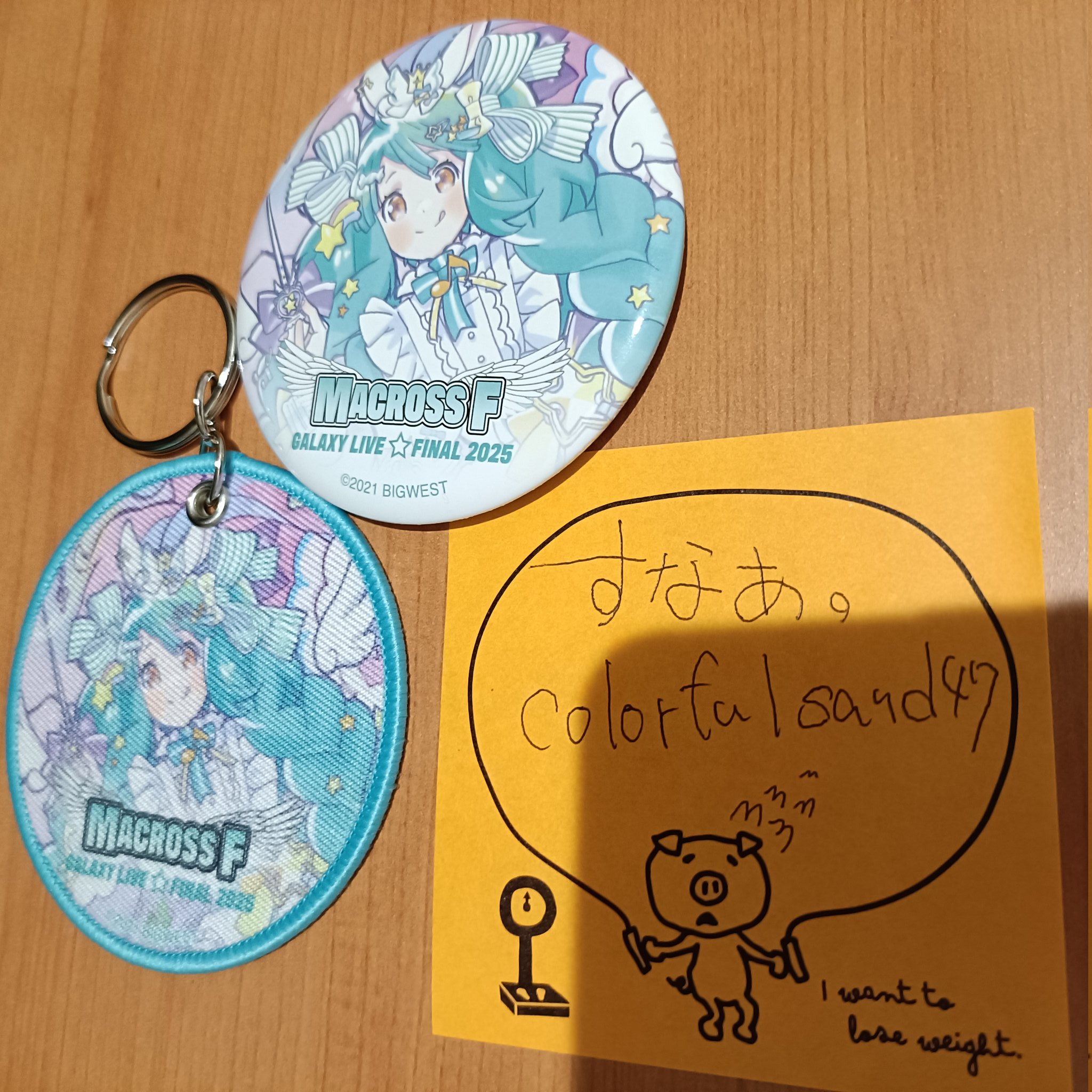 超時空遊園地マクロス⭐︎スタンプラリーの缶バッジ 星田・ラッチー・なず on X: 