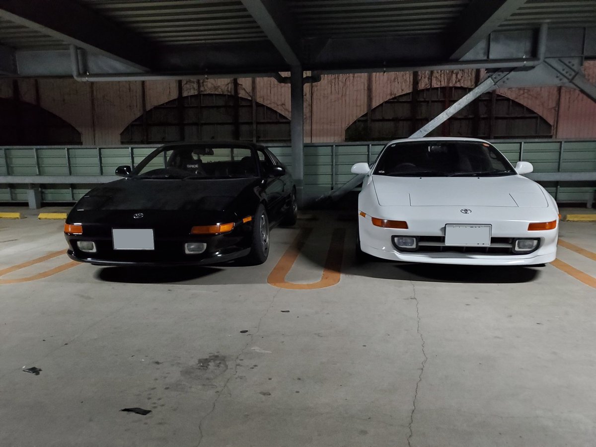 MR2_SW3SGE's tweet image. MR2ならべ！
まさかのご近所さんで驚きました笑
綺麗な3型ターボかっこよかったです！
またゆっくりお会いしましょう😊