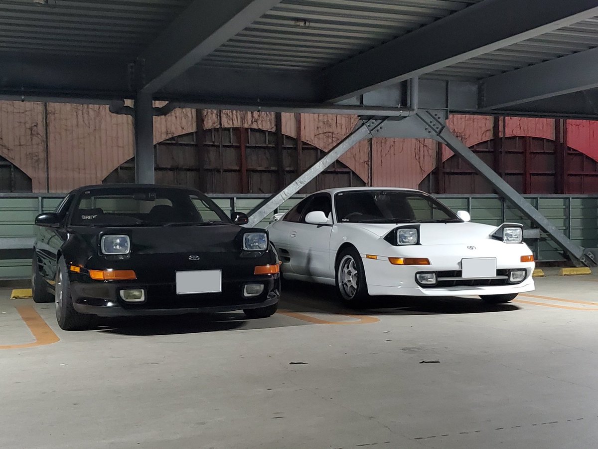MR2_SW3SGE's tweet image. MR2ならべ！
まさかのご近所さんで驚きました笑
綺麗な3型ターボかっこよかったです！
またゆっくりお会いしましょう😊