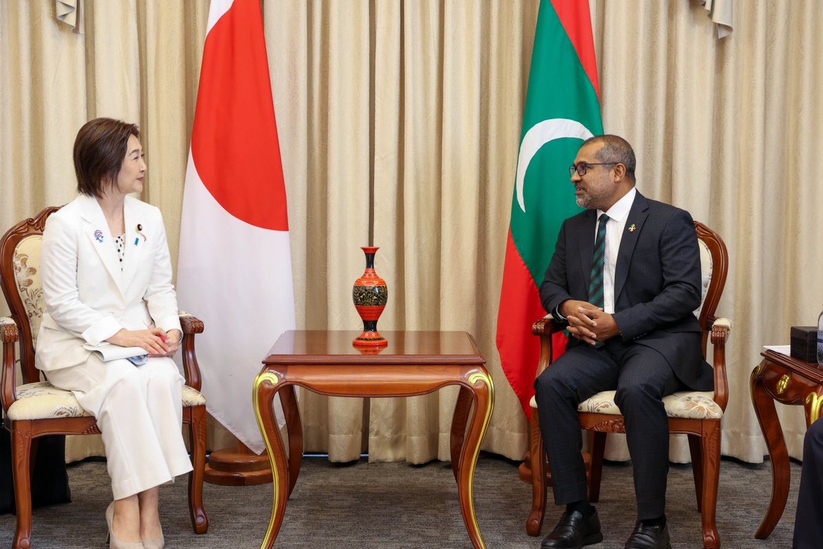 MoFAmv's tweet image. Foreign Minister Dr. Khaleel meets with Special Envoy of the Prime Minster of Japan
πPress Release | t.ly/ENL1b