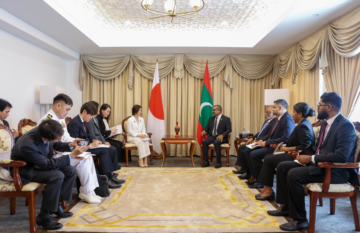 MoFAmv's tweet image. Foreign Minister Dr. Khaleel meets with Special Envoy of the Prime Minster of Japan
πPress Release | t.ly/ENL1b