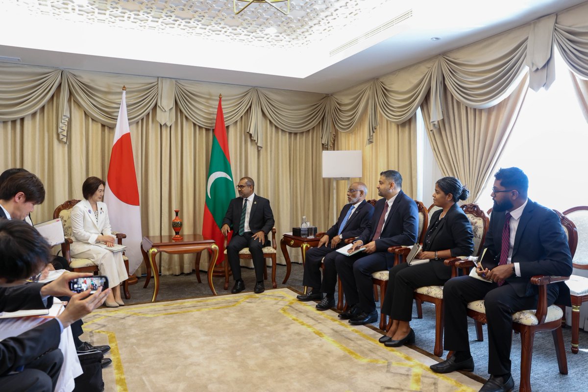 MoFAmv's tweet image. Foreign Minister Dr. Khaleel meets with Special Envoy of the Prime Minster of Japan
πPress Release | t.ly/ENL1b