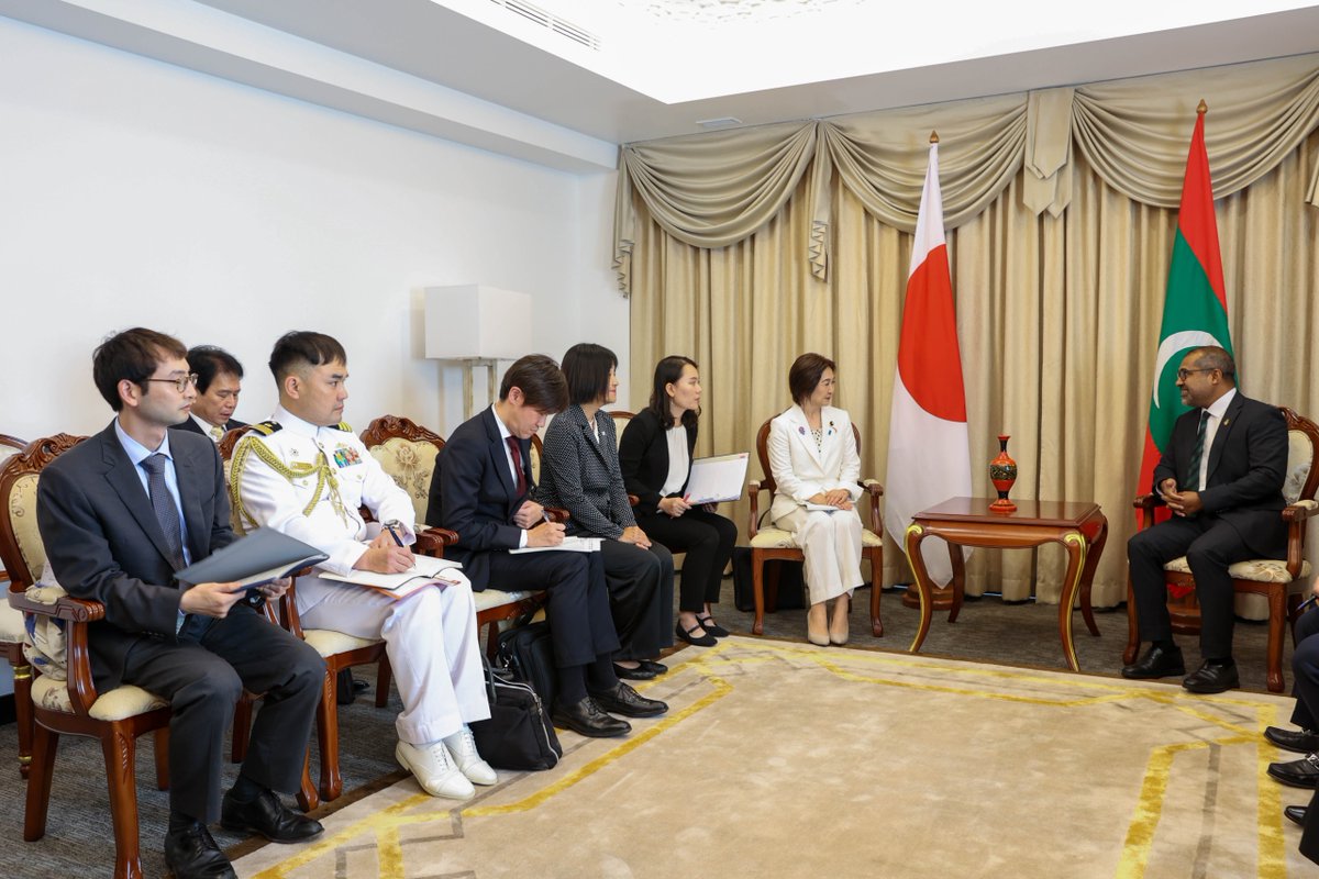 MoFAmv's tweet image. Foreign Minister Dr. Khaleel meets with Special Envoy of the Prime Minster of Japan
πPress Release | t.ly/ENL1b