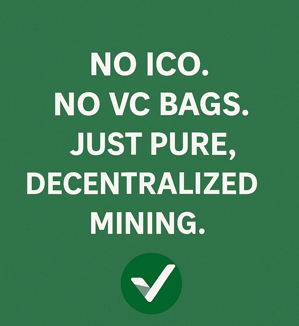 Doraingray9's tweet image. No ICO. No VC bags. Just pure, decentralized mining. 💚
Vertcoin is crypto the way it was meant to be.
$VTC #Vertcoin #PoW