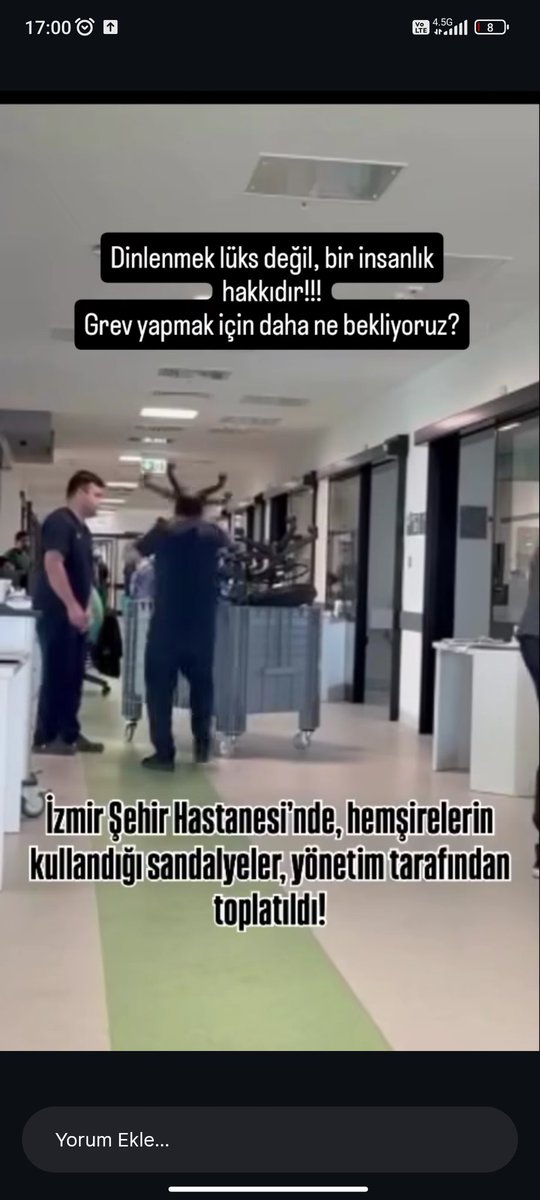 fisunsenuzun's tweet photo. Yönetimlerin görevi, sorunları çözmek ve çalışma ortamını iyileştirmektir. Bireysel hatalar için tüm birimi cezalandırmak yerine, sigara içme sorununun kökten çözümü için alternatif yollar bulunmalı, çalışanların insani koşullarda görev yapmaları sağlanmalıdır. Sağlık çalışanları, bu ülkenin en değerli varlıklarından biridir ve onların saygınlığına gölge düşürecek her türlü tutumdan kaçınılmalıdır.
Sağlık Bakanlığı'nın ve ilgili sendikaların bu konuya derhal müdahale etmesi, haksız uygulamanın geri çekilmesi ve sağlık çalışanlarının insan onuruna yakışır koşullarda çalışabilmeleri için gerekli adımların atılması elzemdir.
