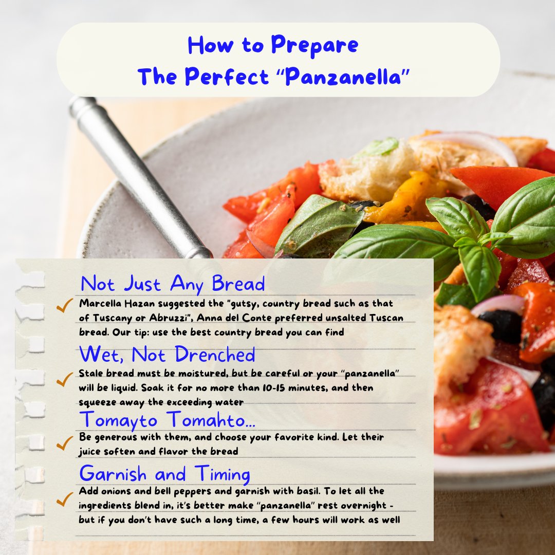 Who doesn't love to enjoy a refreshing and healthy panzanella? Follow our tips and make the perfect one!
#panzanella #italiansummer #LaDolceList