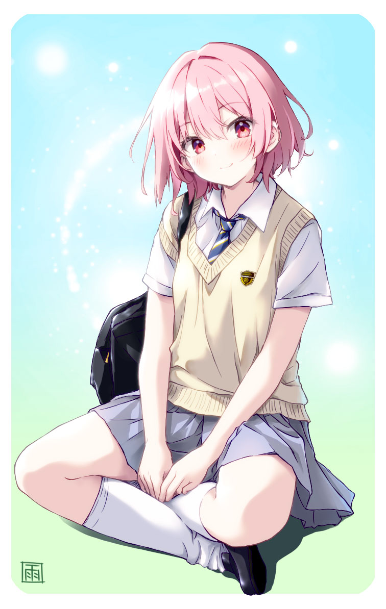 amanesoh's tweet image. 明日から気合を入れて制服少女の絵を描く！
ガンバレ！！

#制服少女