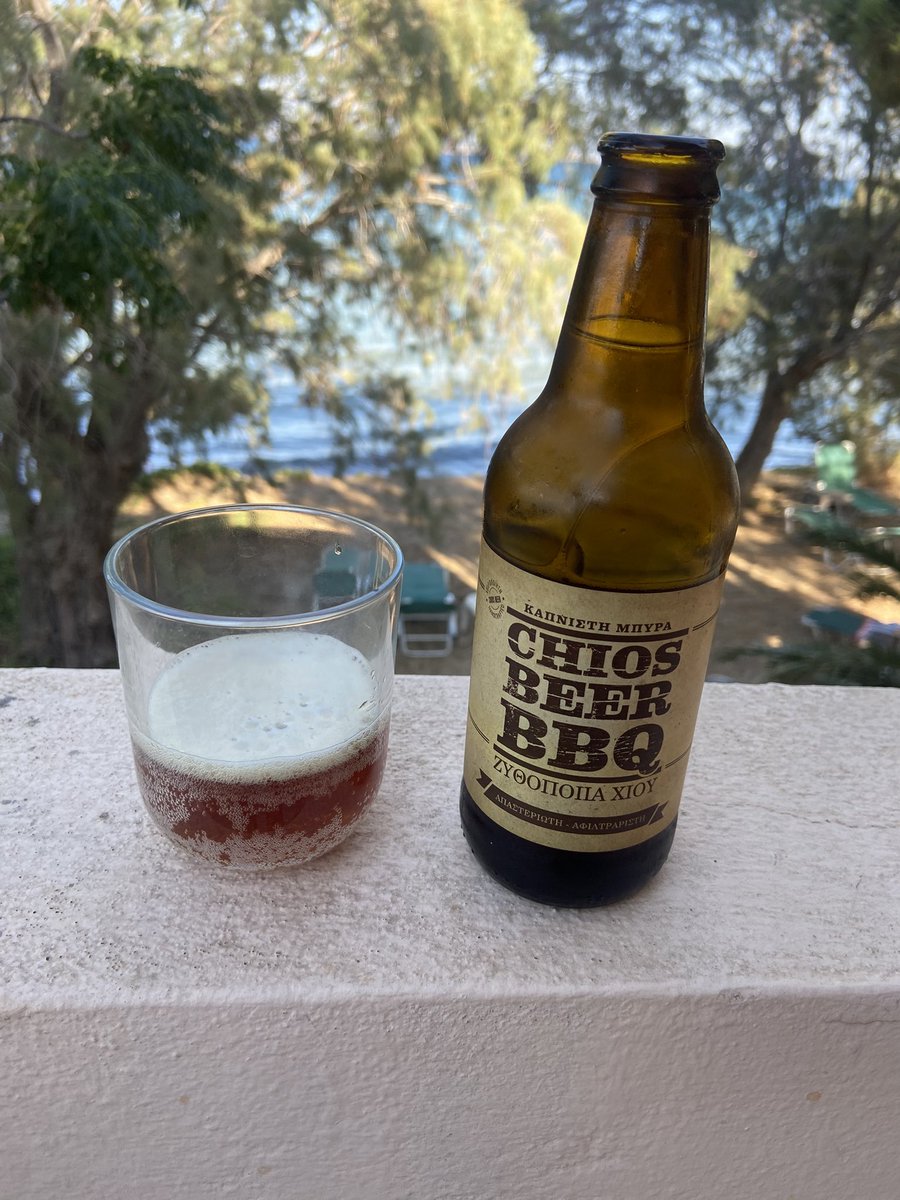 OrientBraces's tweet image. This evenings @ChiosBeer , smoked with beechwood. #Chios