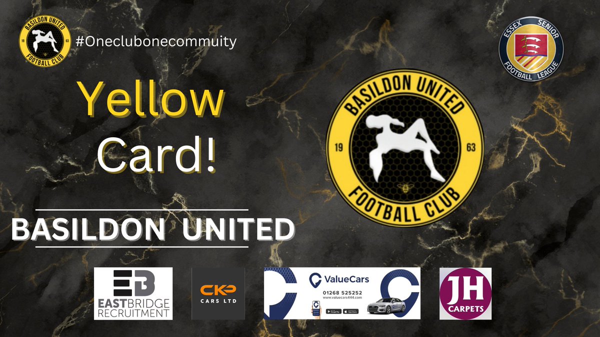 BasUtdFC's tweet image. YELLOW CARD: Ramiah Mills - Barking (54') fwp.co/94c2dU