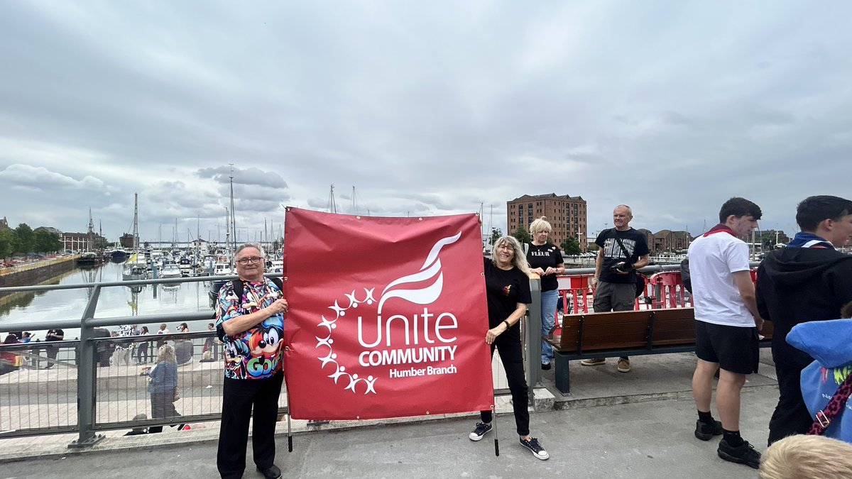 JamieStrud's tweet image. Had a fantastic day at @prideinhull marching with my @Unite_Community branch. Absolutely exhausted, but worth it!