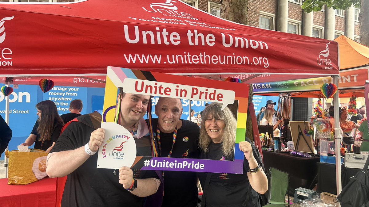 JamieStrud's tweet image. Had a fantastic day at @prideinhull marching with my @Unite_Community branch. Absolutely exhausted, but worth it!