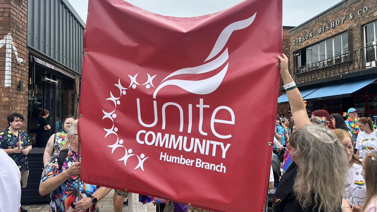 JamieStrud's tweet image. Had a fantastic day at @prideinhull marching with my @Unite_Community branch. Absolutely exhausted, but worth it!