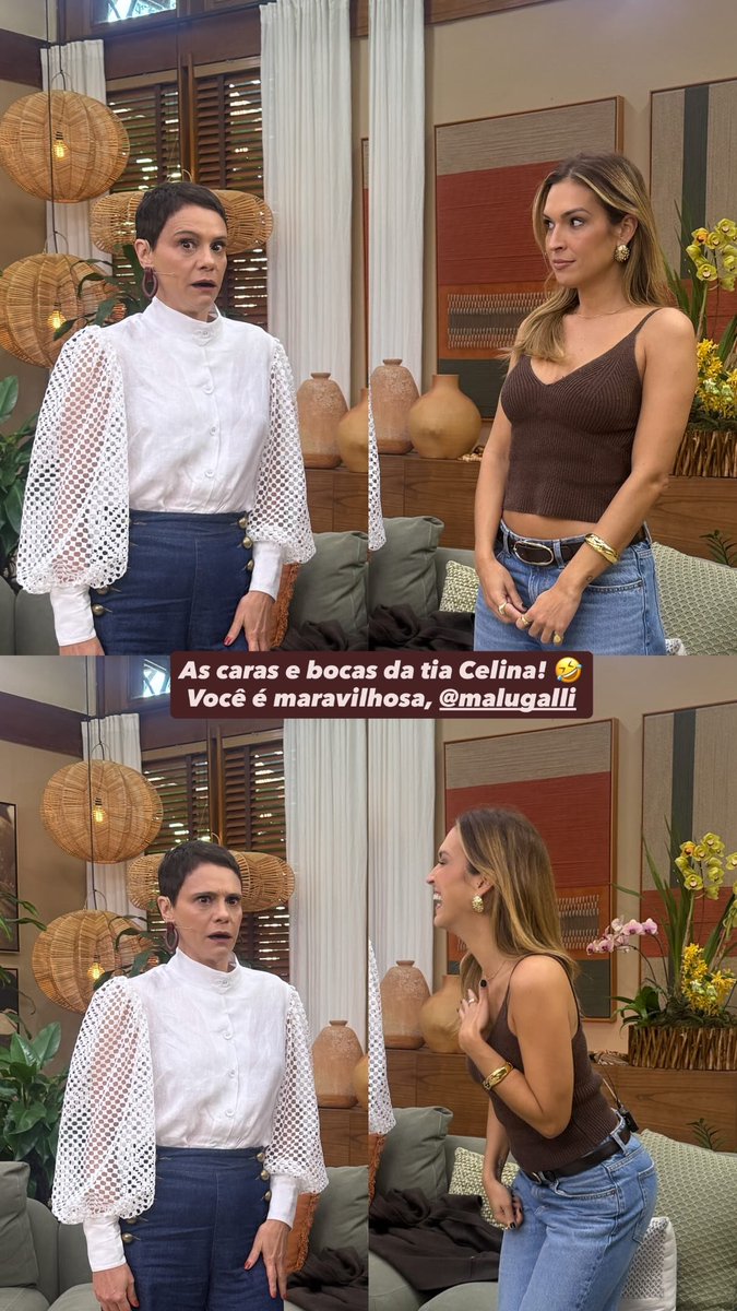 centralmalugall's tweet image. Malu se divertindo nos bastidores do É de Casa, com a mesma espontaneidade e as expressões marcantes que só a Celina sabe ter.

via Instagram #talithamorete

#malugalli