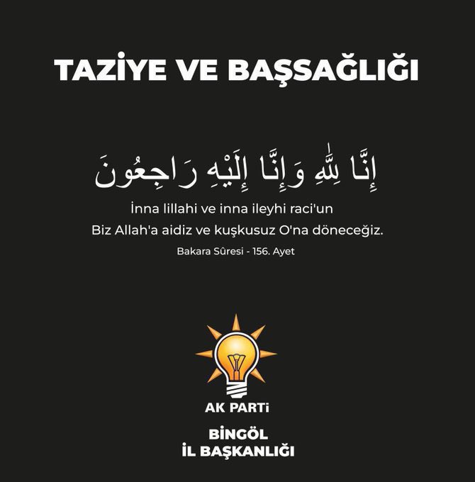 İl Başkanımız <a href="/yilmaz_seven/">Av. Yılmaz SEVEN</a> Milletvekilimiz <a href="/Korkutata_Zeki/">Zeki Korkutata</a> ile birlikte Genç İlçemizde Kaçar, Solhan ilçemizde Yurdagül ile Telci, Kardeşler Köyümüzde Bedava Ailesi’nin taziyesine katıldı.
