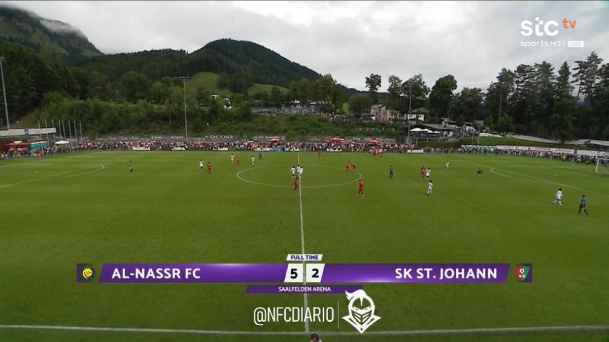 🚨🚨🚨 نهاية المُباراة |

🇸🇦 النصر السعودي 5-2 يوهان النمساوي 🇦🇹