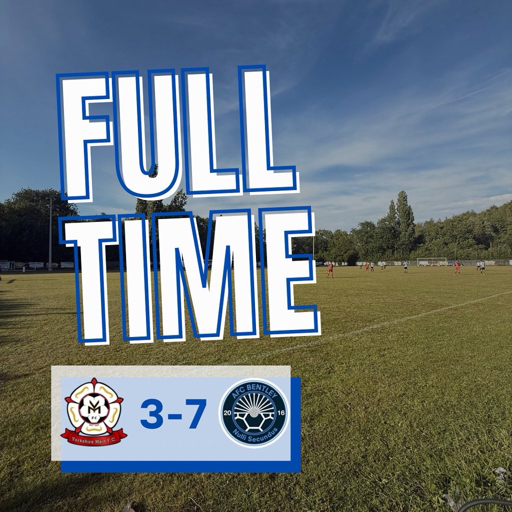 🔵⚪️FULL TIME⚪️🔵

Goal scorers 💥⚽️
H.Flint | ⚽️
J.Grice | ⚽️

#YMFC #UpTheMain
