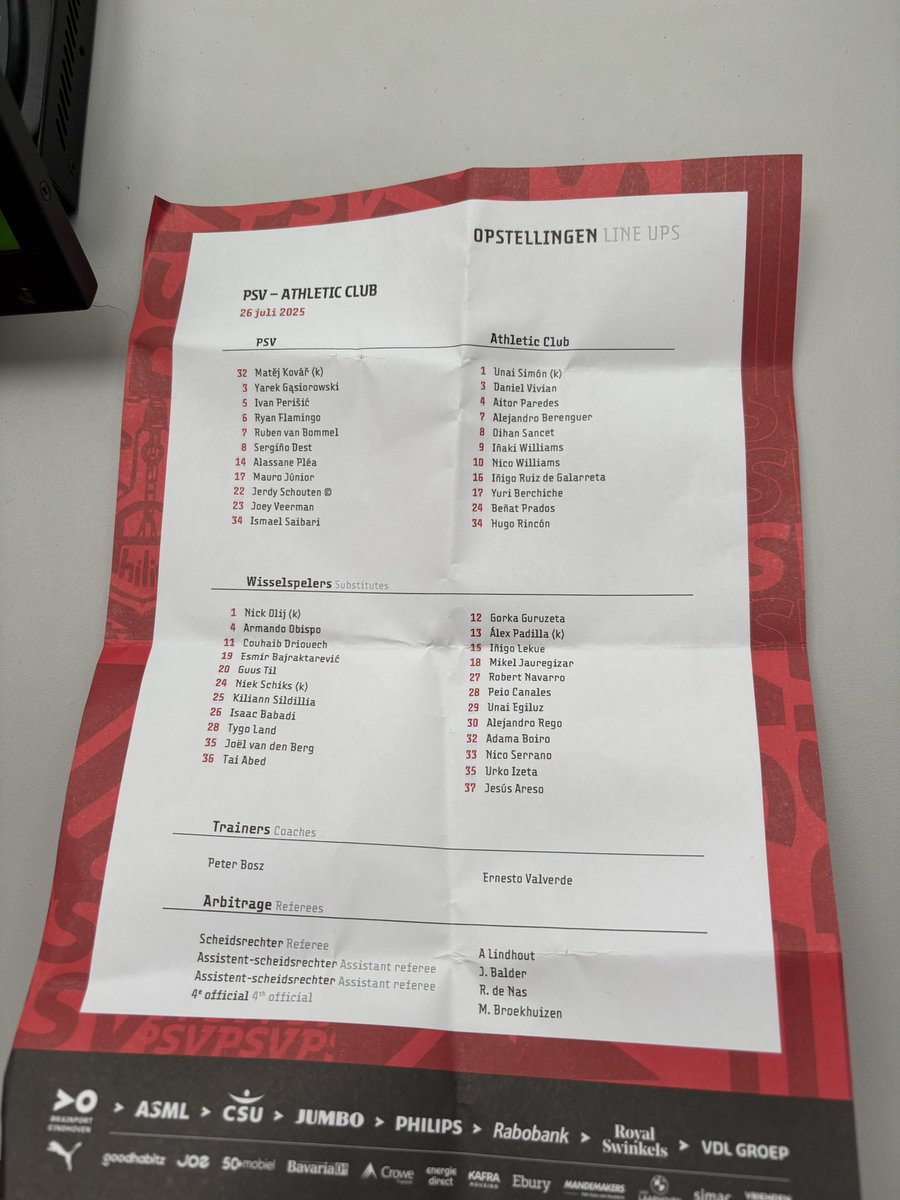 Na de FANdag van PSV speelt de ploeg van Peter Bosz de eerste uitverkochte (oefen)wedstrijd van het seizoen in het Philips Stadion tegen Athletic Bilbao. #psvath #psv