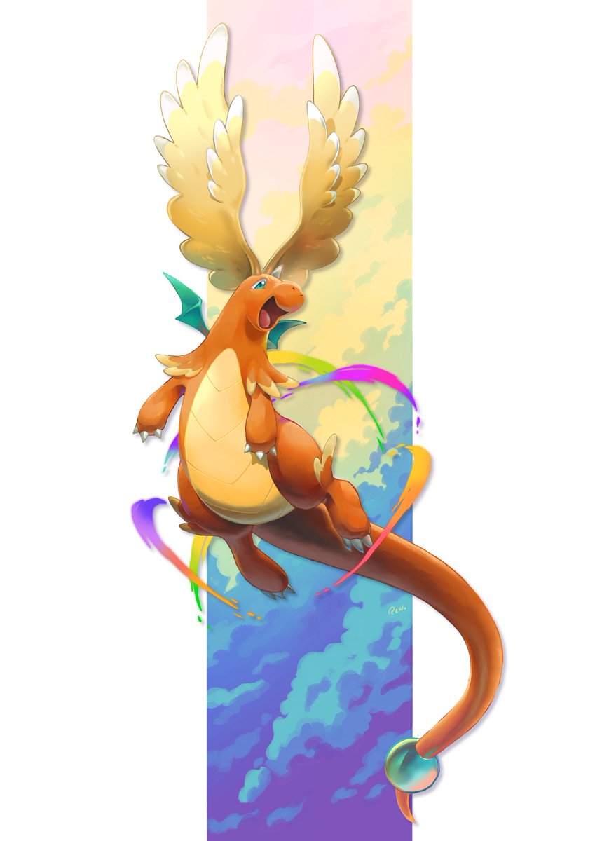 Dragonite  (dragon/flying) #149 
Dragon Pokémon 
_ 
Free wallpaper on Kofi ✨ ko-fi.com/pewzero