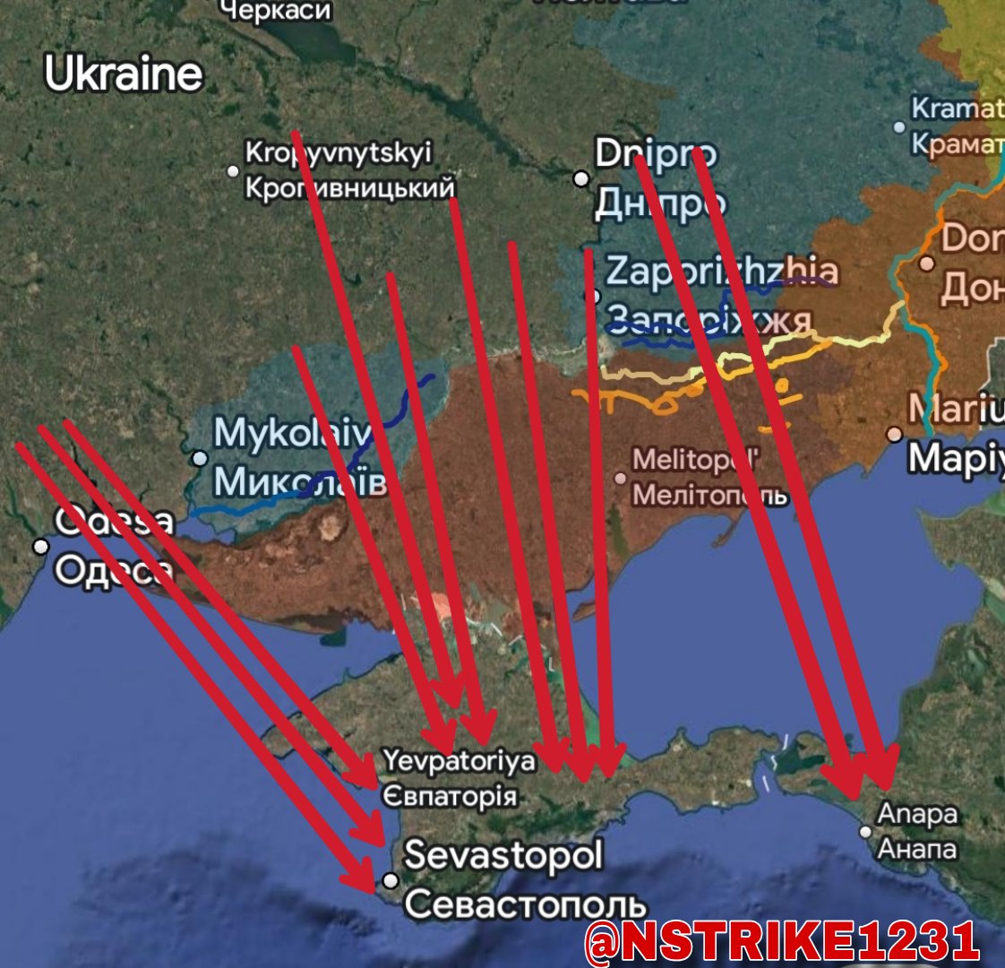 ‼️‼️‼️🇺🇦✈️ BIG NEWS - At this moment, a massive Ukrainian drone attack is underway, targeting Russian military facilities in Crimea — specifically in the cities of Simferopol, Sevastopol, and Armyansk — as well as in Russia’s Rostov region, and the ports of Anapa and