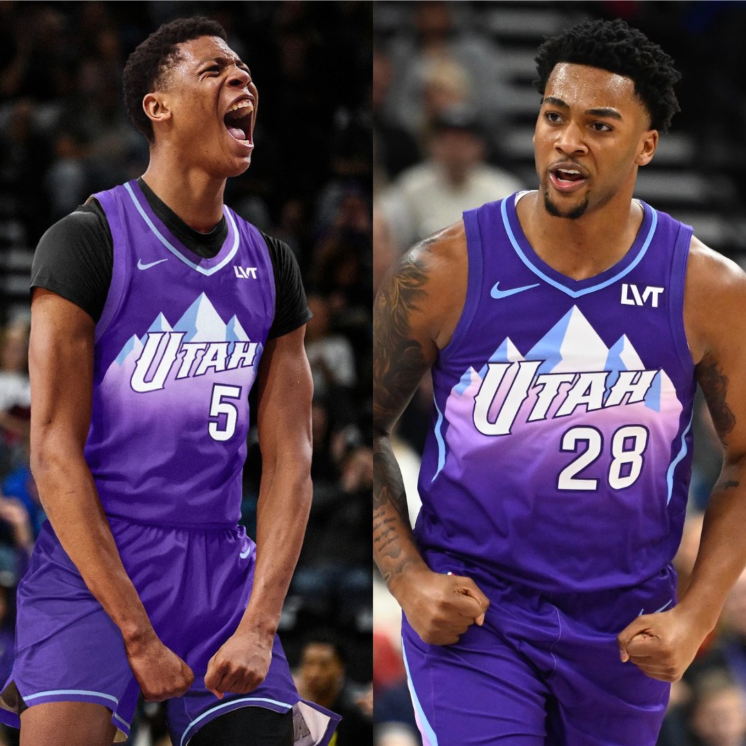 JazzLead's tweet image. Will Ace or Brice average more points next season?