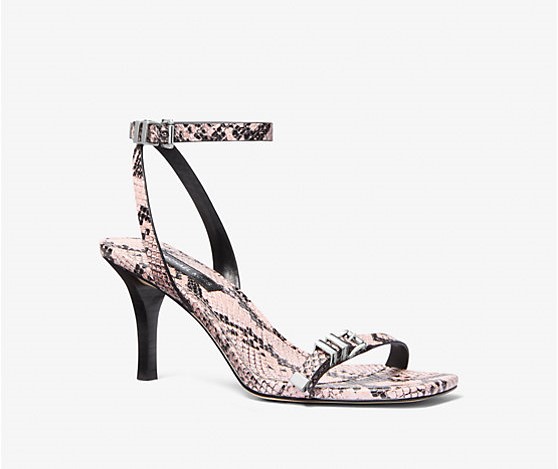 BarbaraRom20315's tweet image. Summer Fashion ~
✴️Michael Kors ✴️ MK
Darrington Snake Embossed Pink Leather Sandals 🩷