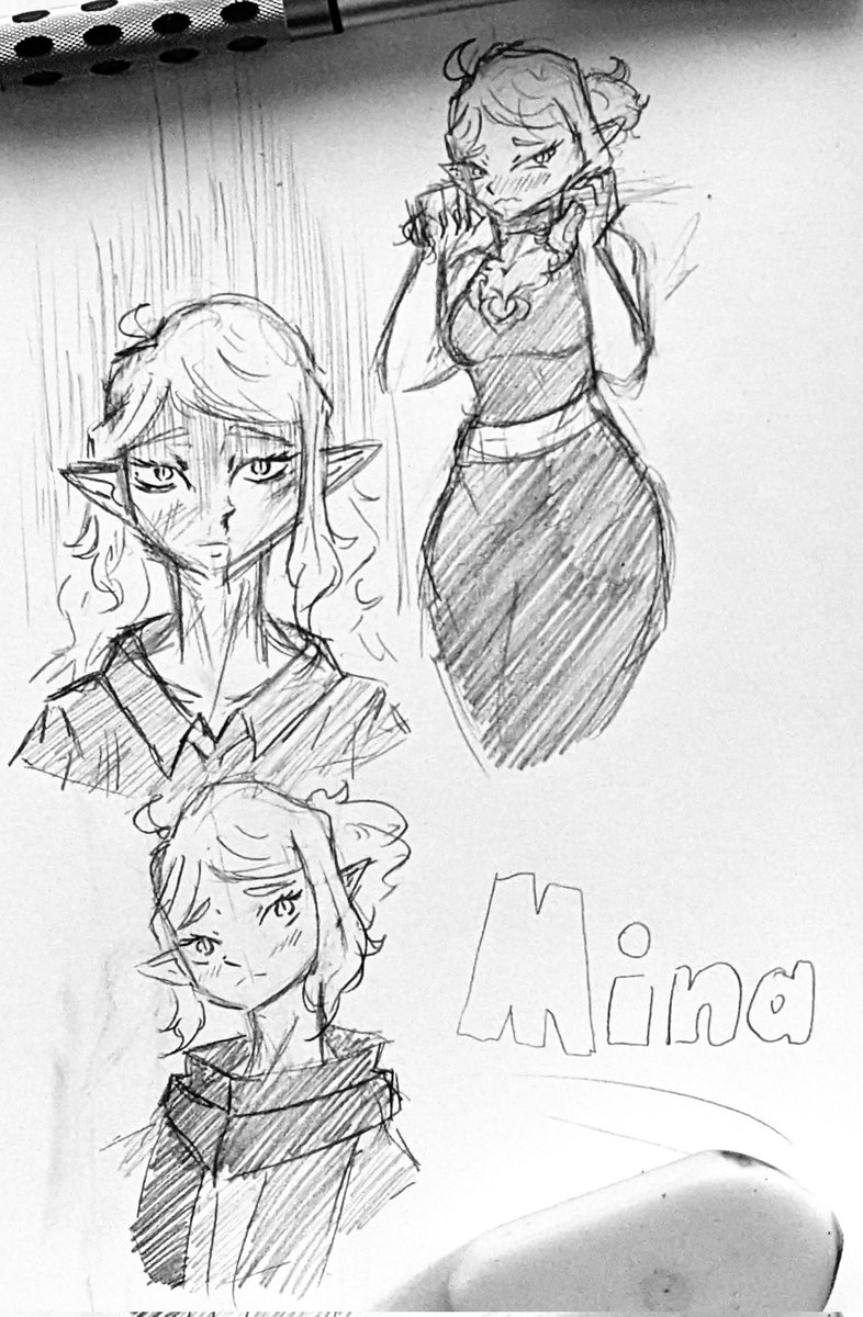 JulienWestt's tweet image. Minnnnnnnnnna! My anxious little vampire! She&apos;s just a baby and you should definitely let her bite you! 

#art #artmoot #artshare #characterart #sketches #doodles #oc #ocart