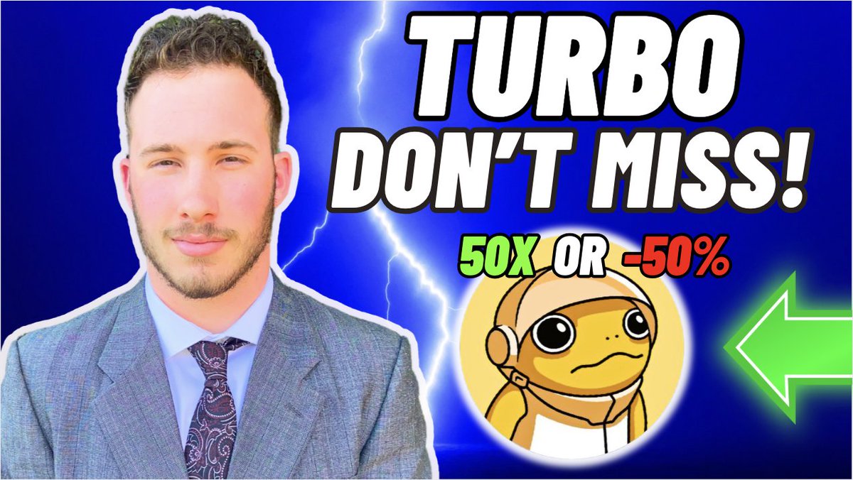CryptoNowNever's tweet image. $TURBO @TurboToadToken : Are You Seeing This?!?!🤔
Huge Move Coming For The Toad?!?!🔥
YouTube Video: youtu.be/2Sk0p5CoFL8?si…
#CryptoMarket #crypto #MemecoinSeason #memecoin #Altseason #Altcoins #Bitcoin #Ethereum #Binance #Robinhood #Coinbase $PEPE $DOGE $SHIB $BTC $ETH $SPX